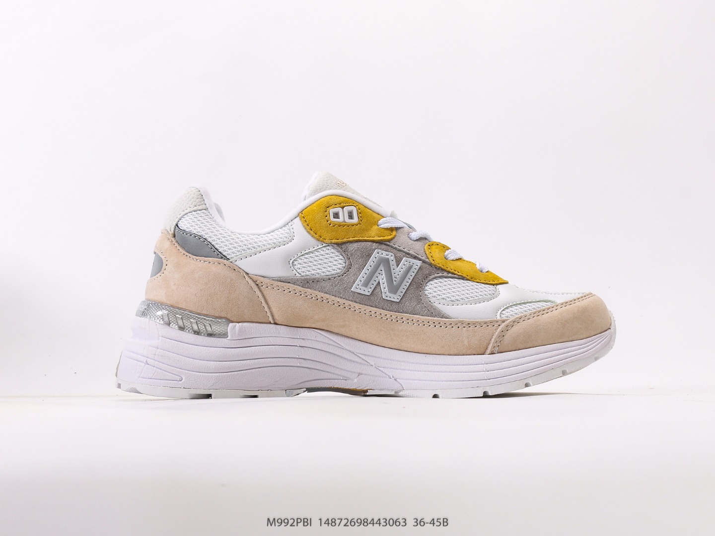 新百伦New Balance 992系列 新百伦 美产血统经典复古休闲运动百搭老爹跑步鞋 货号:M992PBI#14872698443063