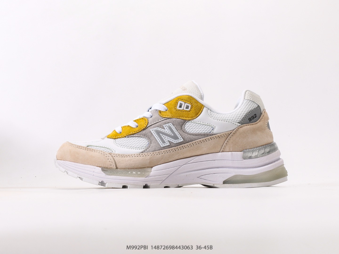 新百伦New Balance 992系列 新百伦 美产血统经典复古休闲运动百搭老爹跑步鞋 货号:M992PBI#14872698443063