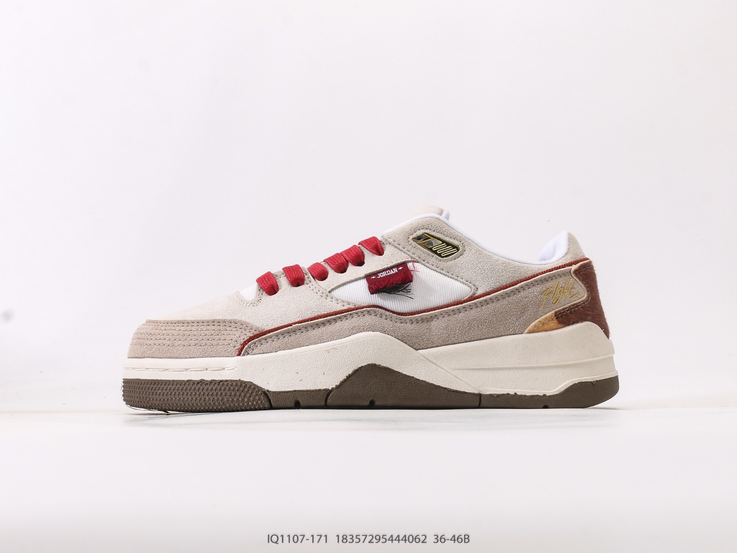 乔丹JORDAN FLIGHT COURT Decides War x Nike Jordan FLIGHT COURT ATE 搭防滑耐磨 低帮 耐克复古篮球鞋 货号 IQ1107 171#18357295444062