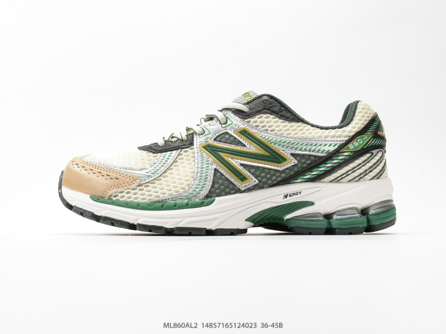 新百伦New Balance ML860 V2系列复古老爹风休闲运动慢跑鞋采用丝光猪巴皮革拼接透气网眼织物鞋面#T-Beam大底提供足步弓支撑,保持步态稳定#后跟搭载外露缓震胶❗️小红书韩风穿搭神器 货号ML860AL2#14857165124023