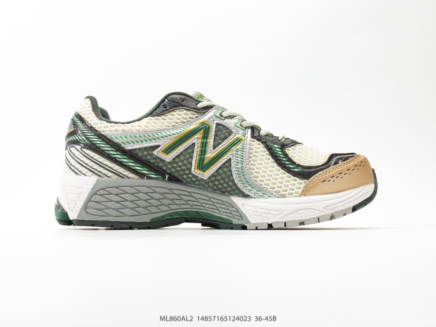 新百伦New Balance ML860 V2系列复古老爹风休闲运动慢跑鞋采用丝光猪巴皮革拼接透气网眼织物鞋面#T-Beam大底提供足步弓支撑,保持步态稳定#后跟搭载外露缓震胶❗️小红书韩风穿搭神器 货号ML860AL2#14857165124023