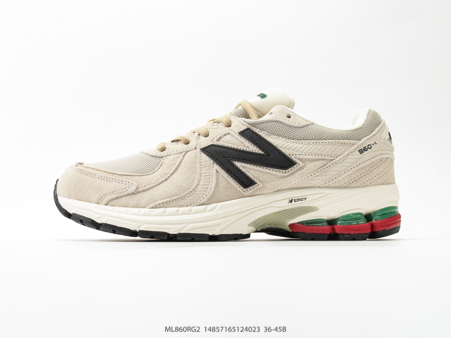 新百伦New Balance ML860 V2系列复古老爹风休闲运动慢跑鞋采用丝光猪巴皮革拼接透气网眼织物鞋面#T-Beam大底提供足步弓支撑,保持步态稳定#后跟搭载外露缓震胶❗️小红书韩风穿搭神器 货号ML860RG2#14857165124023