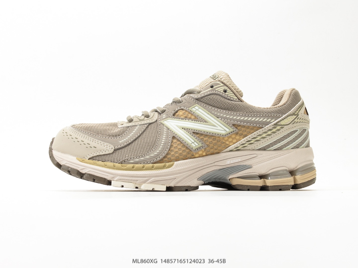 新百伦New Balance ML860 V2系列复古老爹风休闲运动慢跑鞋采用丝光猪巴皮革拼接透气网眼织物鞋面#T-Beam大底提供足步弓支撑,保持步态稳定#后跟搭载外露缓震胶❗️小红书韩风穿搭神器 货号ML860XG#14857165124023