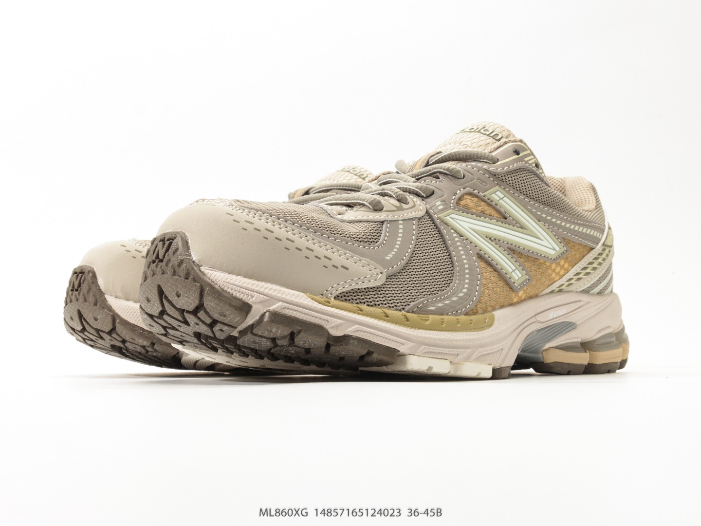 新百伦New Balance ML860 V2系列复古老爹风休闲运动慢跑鞋采用丝光猪巴皮革拼接透气网眼织物鞋面#T-Beam大底提供足步弓支撑,保持步态稳定#后跟搭载外露缓震胶❗️小红书韩风穿搭神器 货号ML860XG#14857165124023