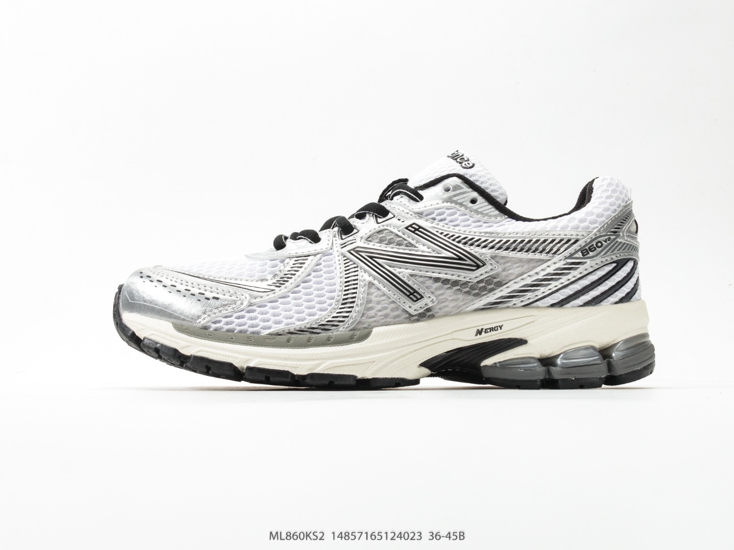 新百伦New Balance ML860 V2系列复古老爹风休闲运动慢跑鞋采用丝光猪巴皮革拼接透气网眼织物鞋面#T-Beam大底提供足步弓支撑,保持步态稳定#后跟搭载外露缓震胶❗️小红书韩风穿搭神器 货号ML860KS2#14857165124023