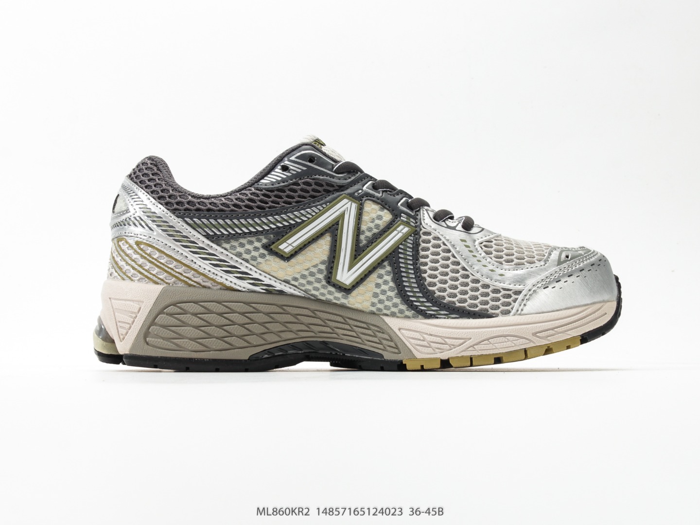 新百伦New Balance ML860 V2系列复古老爹风休闲运动慢跑鞋采用丝光猪巴皮革拼接透气网眼织物鞋面#T-Beam大底提供足步弓支撑,保持步态稳定#后跟搭载外露缓震胶❗️小红书韩风穿搭神器 货号ML860KR2#14857165124023