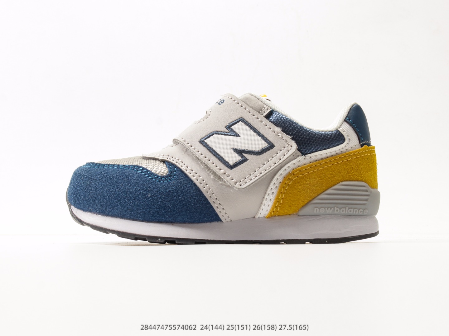 #童鞋 新百伦New Balance NB996 童鞋复古休闲老爹鞋运动慢跑鞋.❗注意:图下方显示为实际脚长,单位毫米[手工测量,可能存在5毫米左右的误差] #28447475574062
