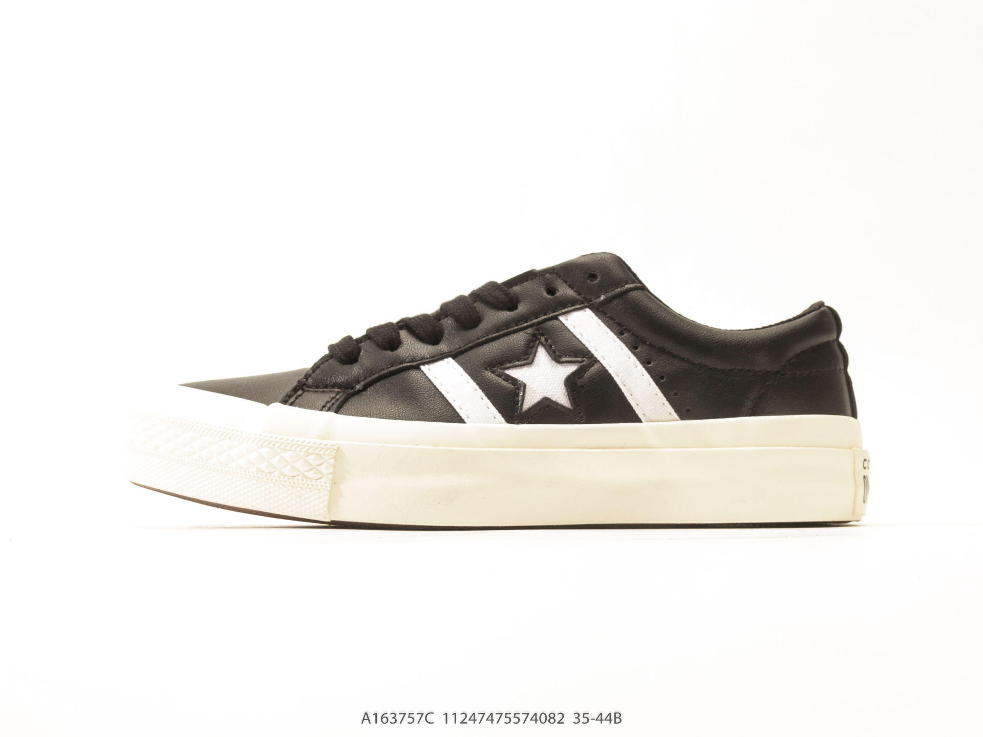 匡威Converse One Star Pro 木村一星复古皮面休闲滑板鞋 货号:A163757C#11247475574082
