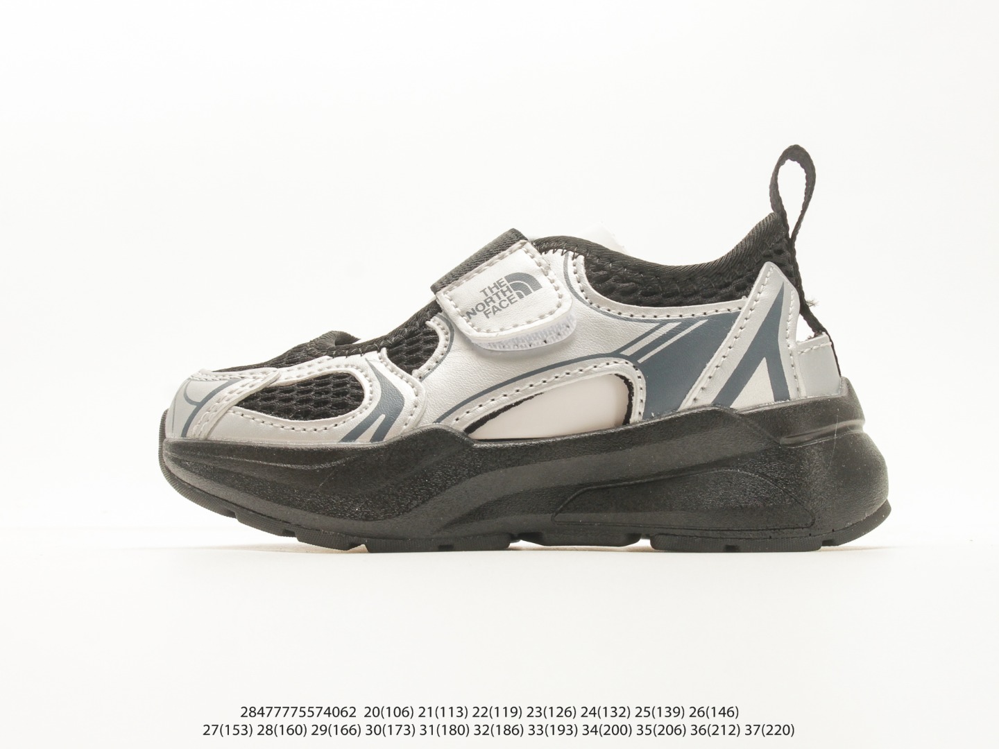童鞋 北面The North Face 北面 户外耐磨徒步 护脚踝登山鞋 注意:图下方显示为实际脚长,单位毫米[手工测量,可能存在5毫米左右的误差] #28477775574062