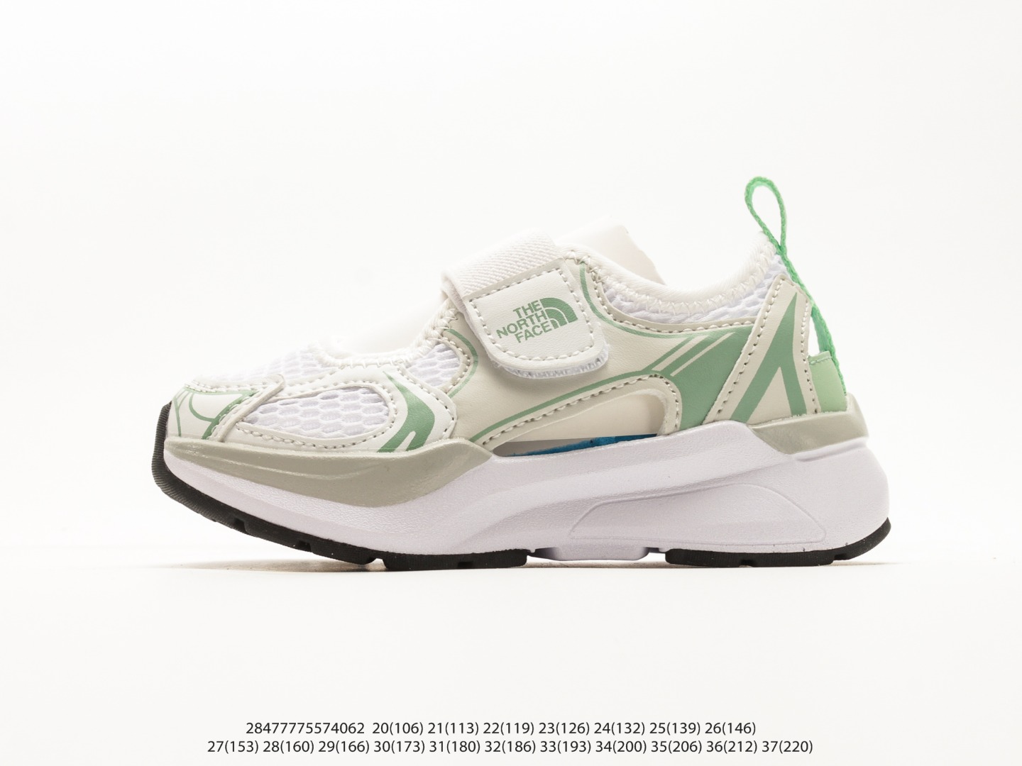 童鞋 北面The North Face 北面 户外耐磨徒步 护脚踝登山鞋 注意:图下方显示为实际脚长,单位毫米[手工测量,可能存在5毫米左右的误差] #28477775574062