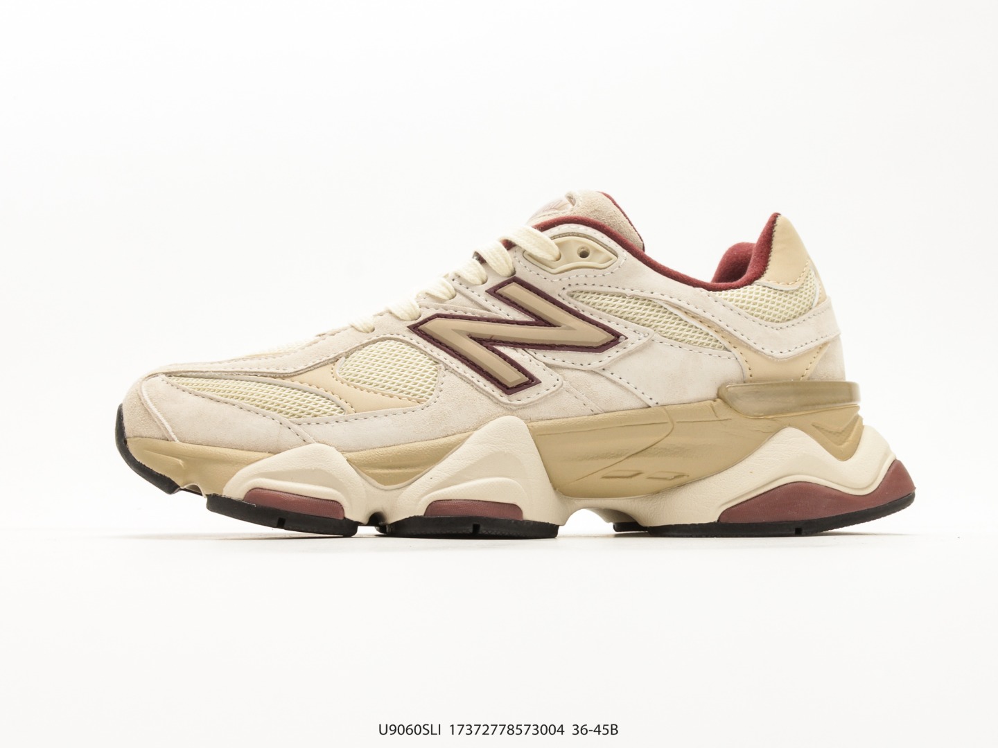 新百伦 New Balance NB9060小象蹄男女款9060舒适百搭老爹鞋.全新 9060 款式将经典风格与现代设计融合到日常多功能性中. 9060 重新诠释了源自经典 99X 型号的熟悉元素,其灵感来自于 Y2K 时代的未来主义和美学. 鞋面在990 的基础中进行了扩展和使用,以提供可见的运动感,中底采用 ABZORB 和 SBS 熟悉的缓震平台以提供舒适感. 货号:U9060SLI#17372778573004