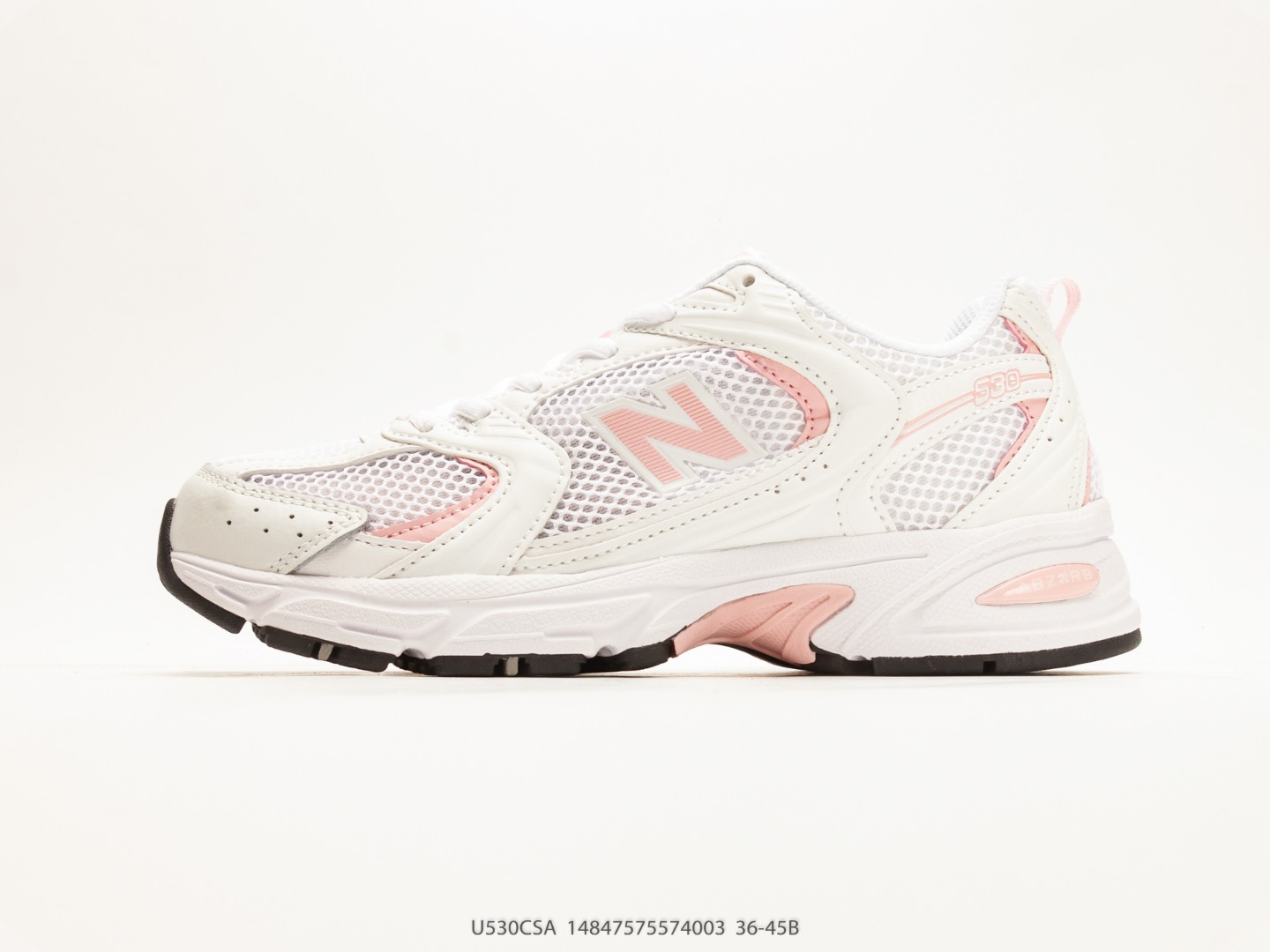 新百伦 NB530 New Balance 530 复跑古鞋 厚底增高老爹鞋 缓震运动慢跑鞋.NB530这鞋双确实是NB家经复典古款式之一,以全科新技诠释,成打功造530鞋款.鞋面保在持530基本线条和片层构结的同时,采更用为简洁、流畅设的计语言. 货号U530CSA#14847575574003