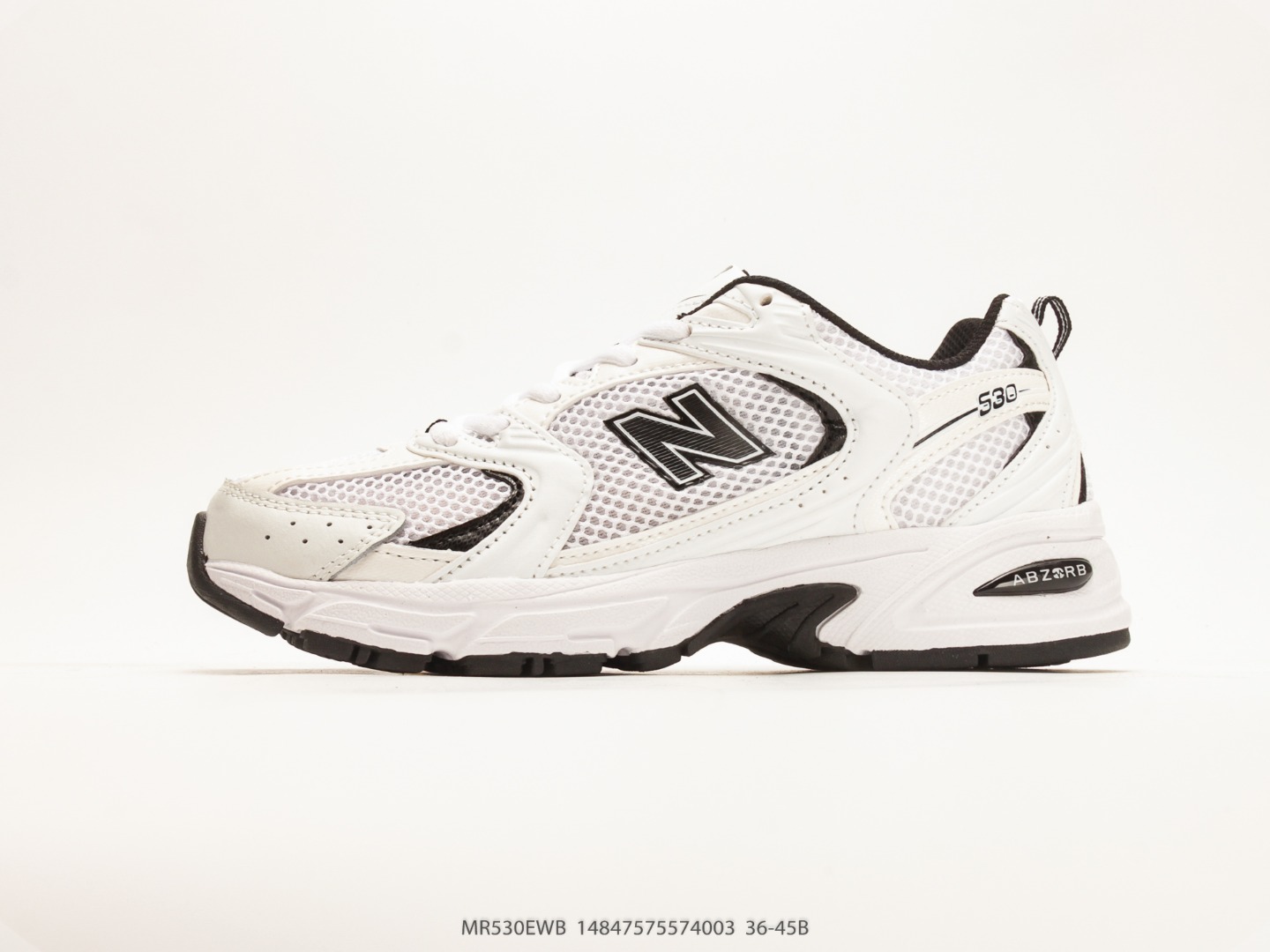 新百伦 NB530 New Balance 530 复跑古鞋 厚底增高老爹鞋 缓震运动慢跑鞋.NB530这鞋双确实是NB家经复典古款式之一,以全科新技诠释,成打功造530鞋款.鞋面保在持530基本线条和片层构结的同时,采更用为简洁、流畅设的计语言. 货号U530EWB#14847575574003