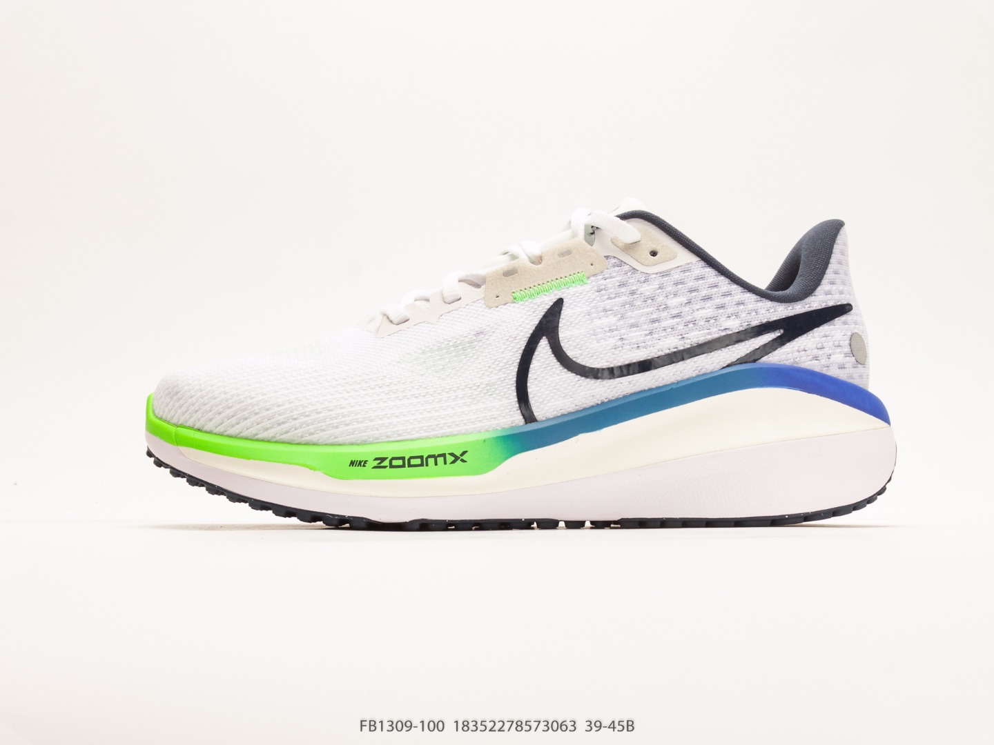 耐克NIKE Air Zoom Vomero 17真正的Zoom缓震科技嵌入如假包退,缓震大底带公司同步定位 货号 FB1309-100#18352278573063