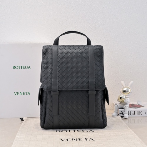 Bottega Veneta Intrecciato Leather Backpack Back-To-School Bag 39*31*14cm 1 Bottega Veneta Intrecciato Leather Backpack Back-To-School Bag 39*31*14cm