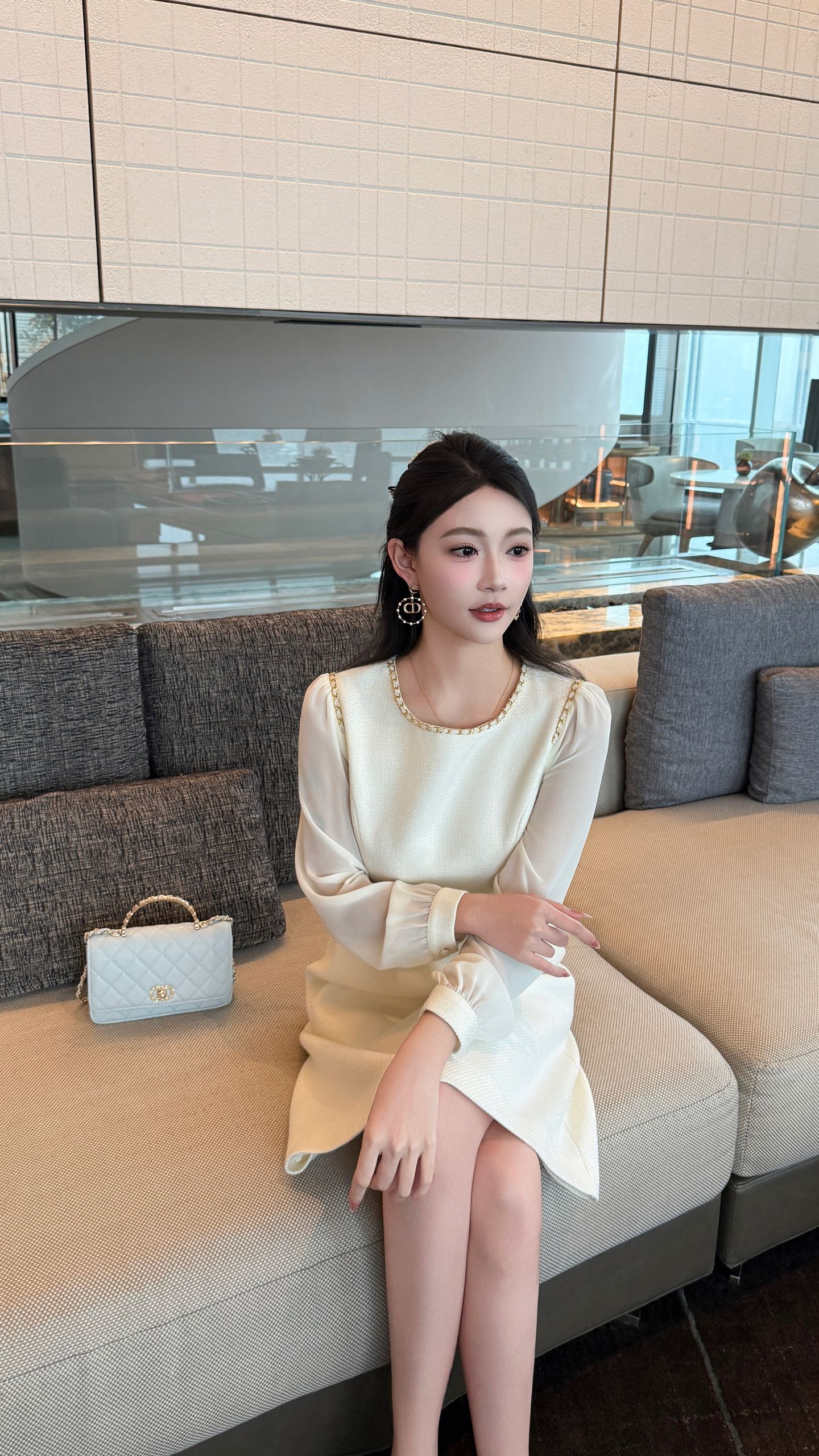 Elegant Women's Chain Detail Dress - Chic, Sexy, and Timeless 5 i1756706371124 3624 0 4