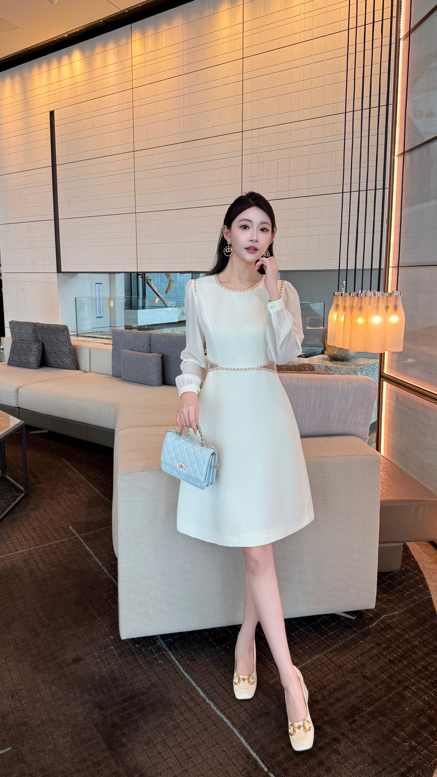 Elegant Women's Chain Detail Dress - Chic, Sexy, and Timeless 3 i1756706371318 9075 0 1