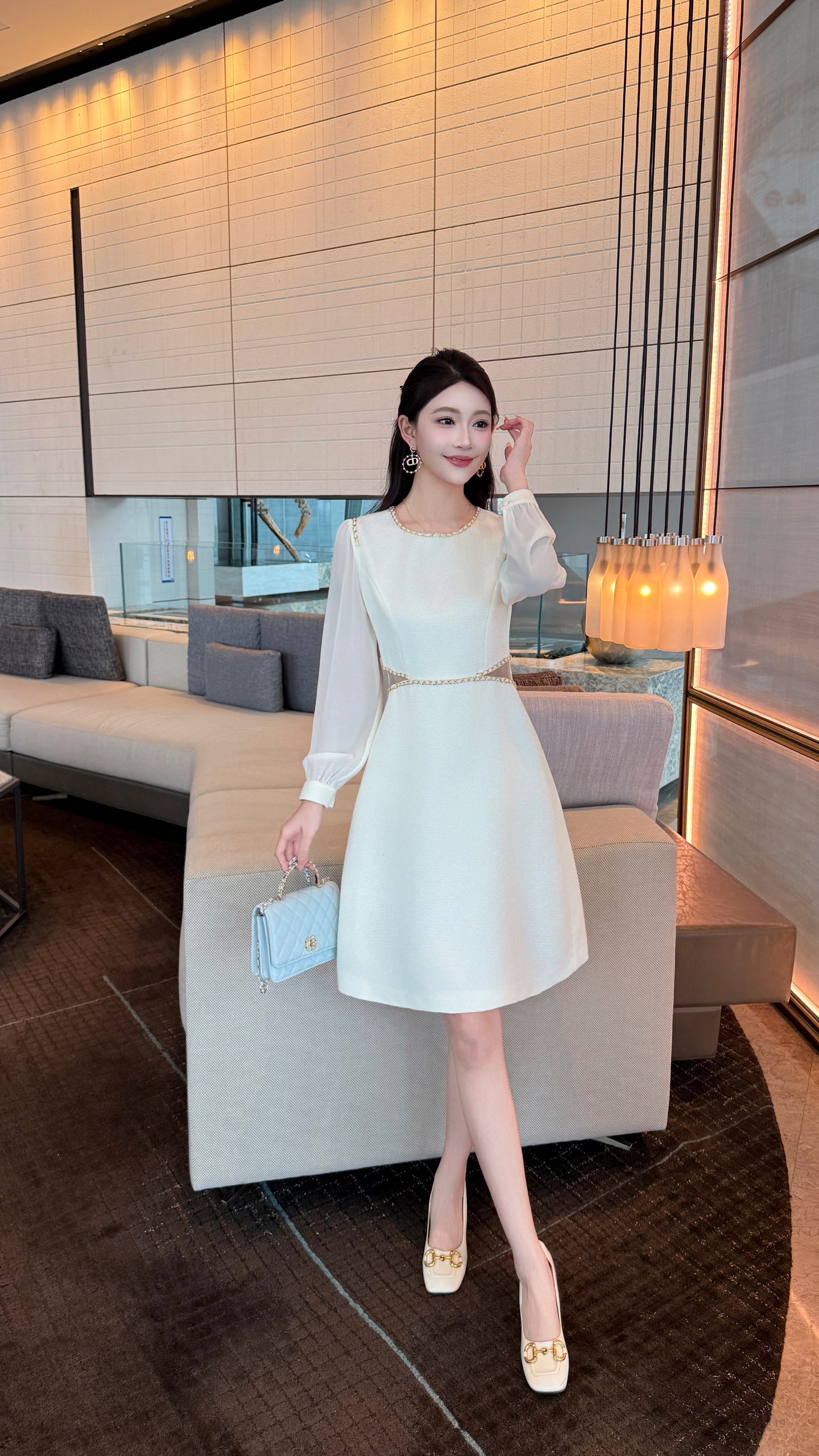 Elegant Women's Chain Detail Dress - Chic, Sexy, and Timeless 8 i1756706371385 9983 0 8