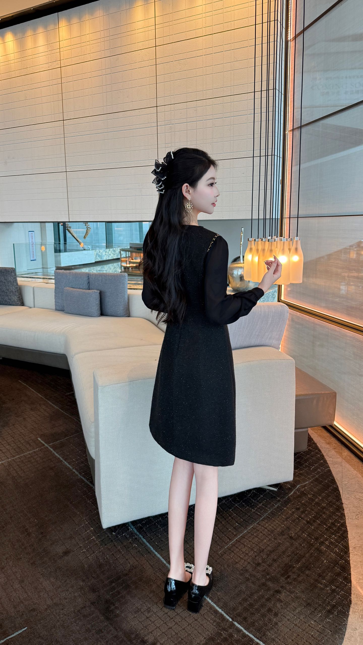 Elegant Chanel-Style Chain Detail Dress - Autumn New Arrival 10 i1756706663094 4972 0 8