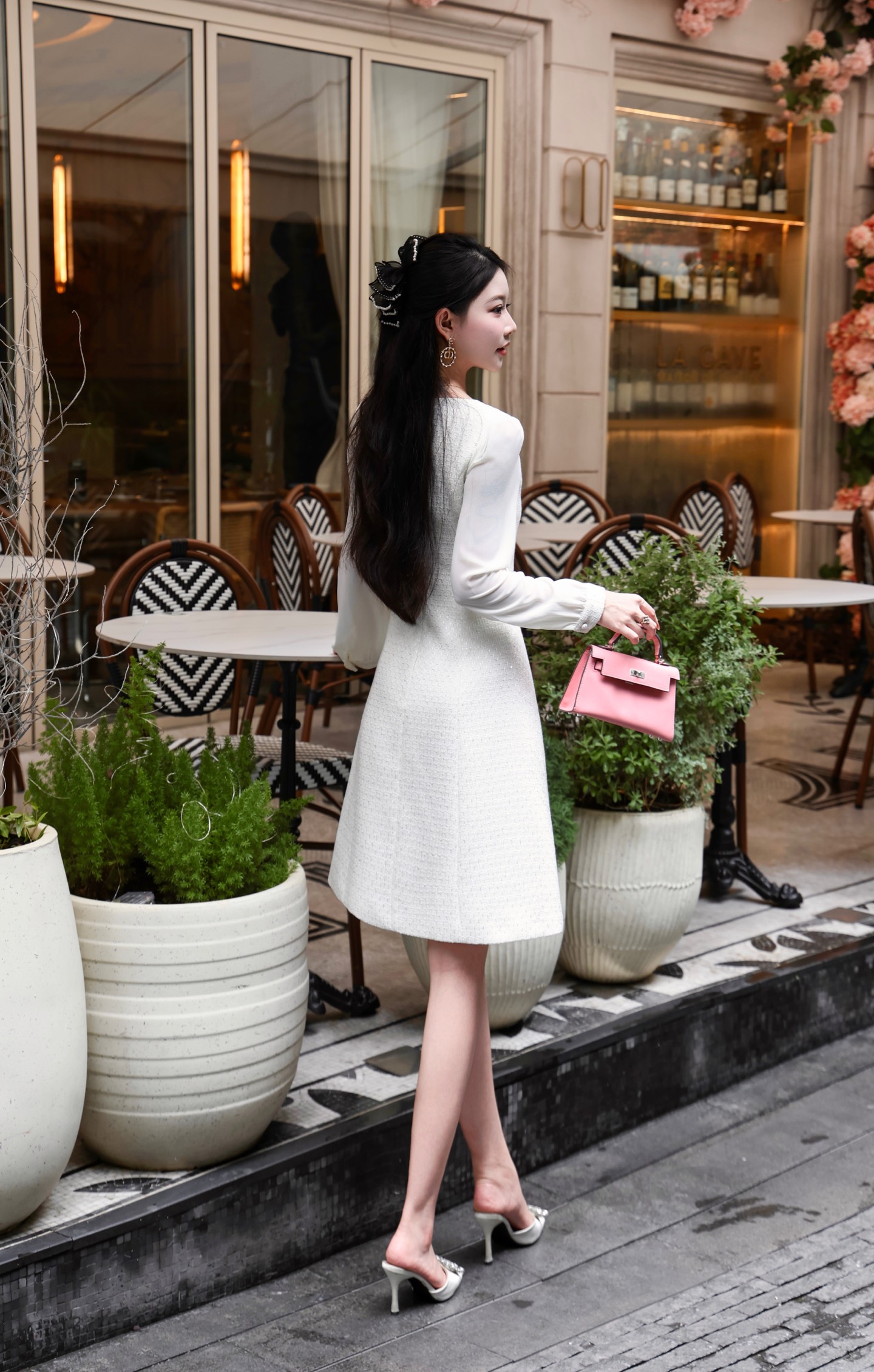 Elegant French Style Long Sleeve A-Line Dress - Chic & Timeless 9 i1756707372793 8052 0 9
