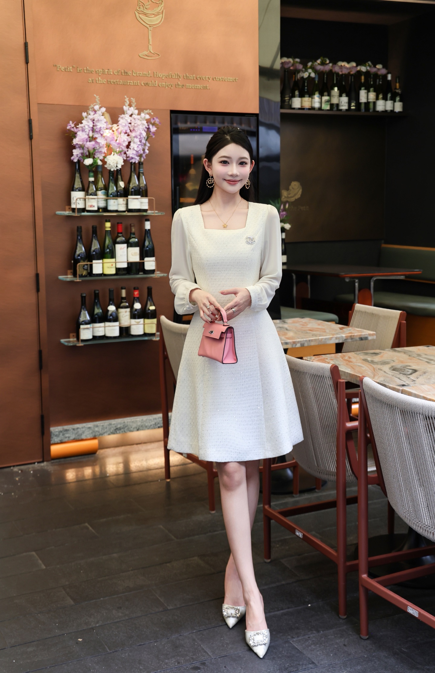 Elegant French Style Long Sleeve A-Line Dress - Chic & Timeless 5 i1756707372930 5022 0 5
