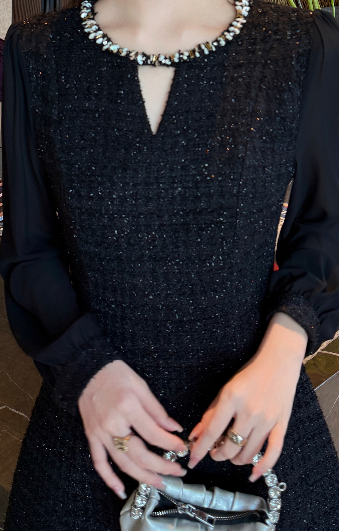 Elegant Women's Long Sleeve Dress - Classic Chanel Style, Perfect for Occasions 9 i1756708400743 1335 0 3