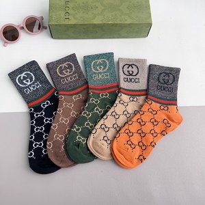 Gucci Sock- High Socks Cotton Fashion