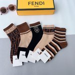 Fendi Sock- Mid Tube Socks Most Desired
 Cotton Fashion
