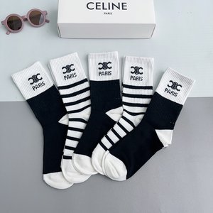 Celine Sale
 Sock- High Socks Cotton