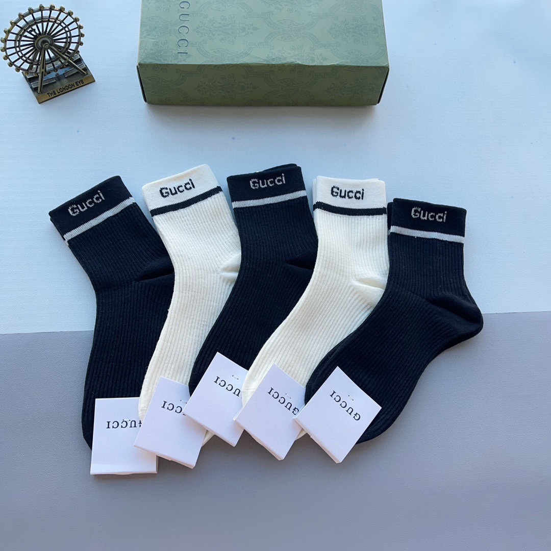 Gucci Sock- Mid Tube Socks Cotton