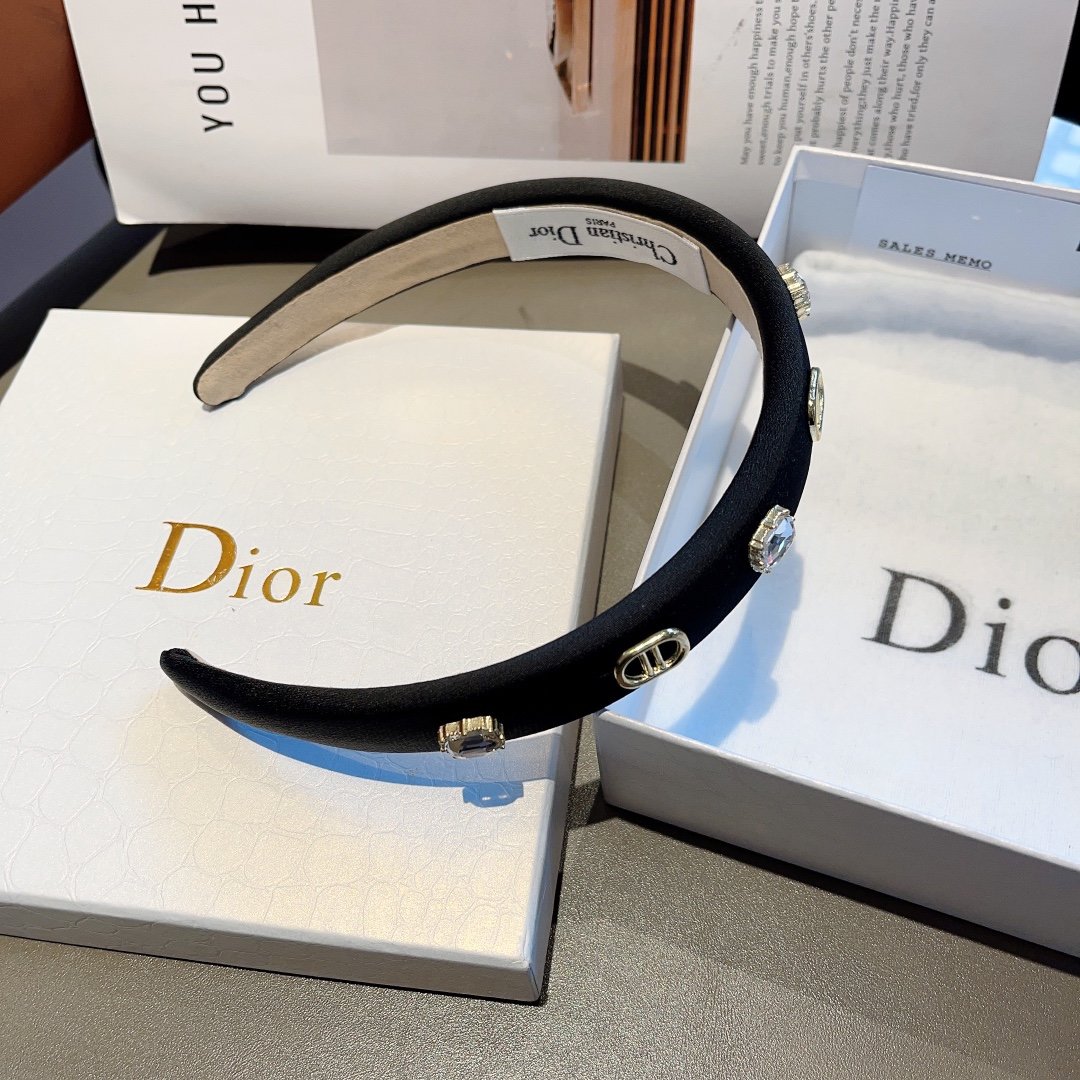 配包装Dior迪奥火爆新款窄版发箍,专柜品质让你的魅力绽放清新淑女范让时尚更简单