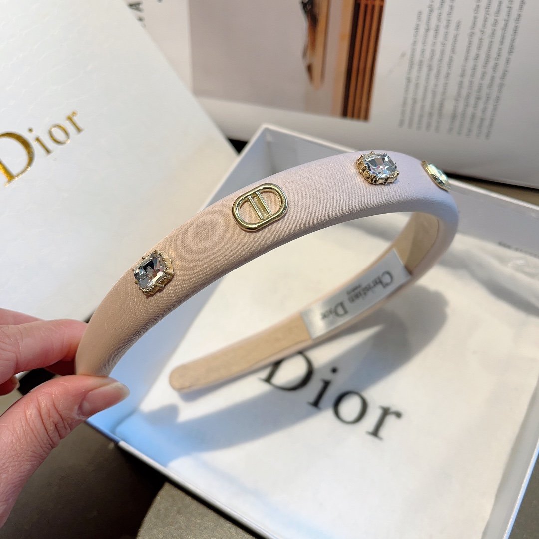 配包装Dior迪奥火爆新款窄版发箍,专柜品质让你的魅力绽放清新淑女范让时尚更简单