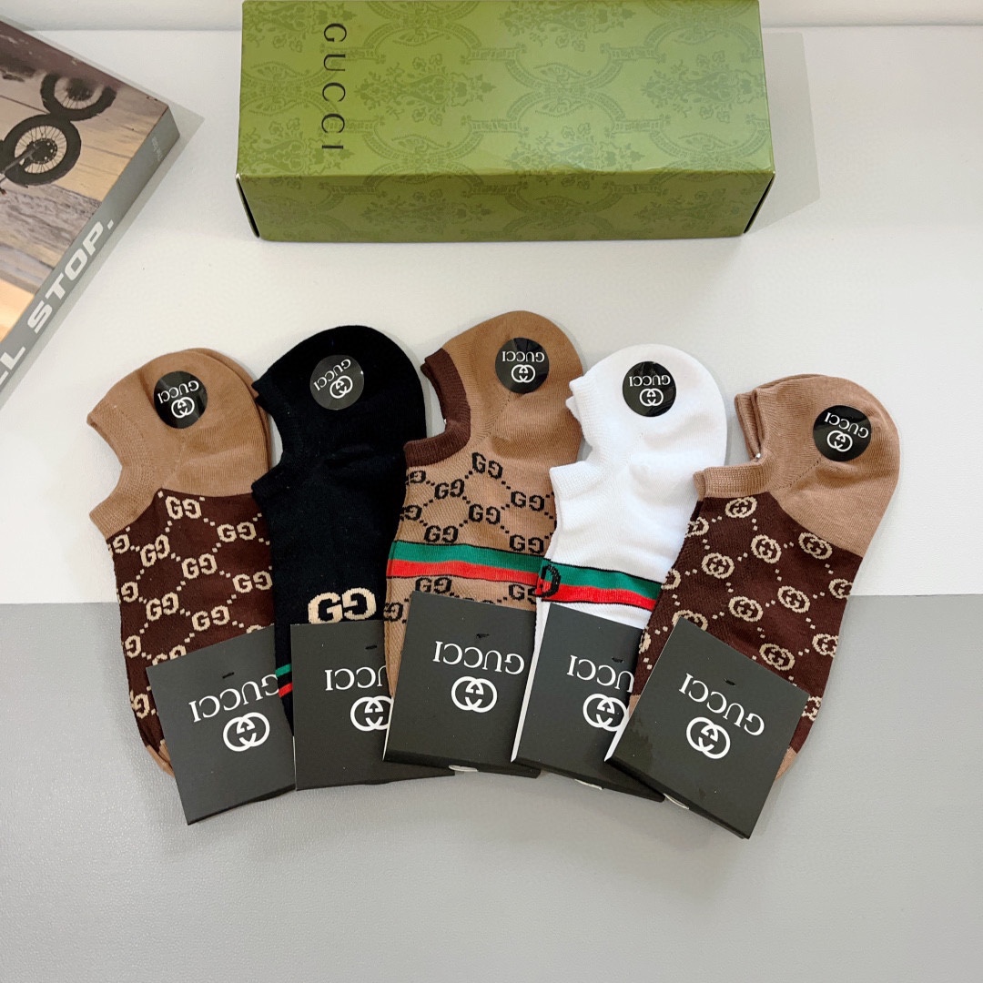 Gucci Calcetines Hombres Algodón Fashion