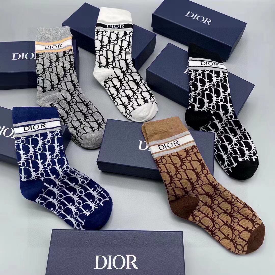 Dior Calcetines Medias cortas Algodón