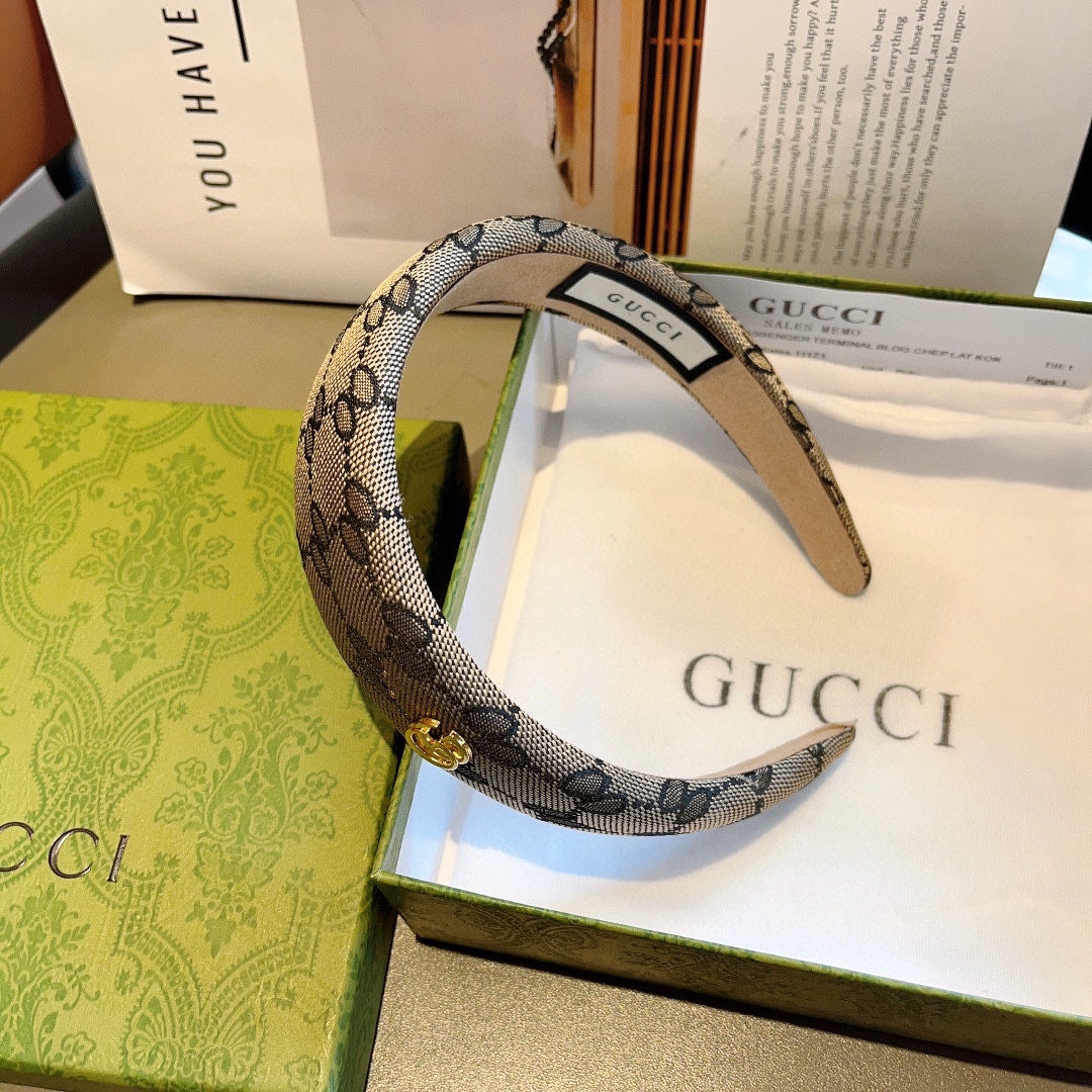 配包装Gucci古奇网红经典新款发箍女神必备单品头箍非常百搭时尚潮流火爆多色出货...