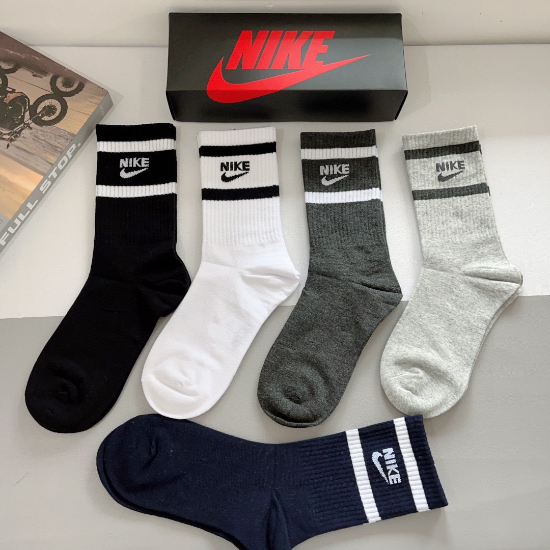 Nike/Nick Socks: High-Quality Cotton-Cooled Packaging for Men and Women - 图片 4