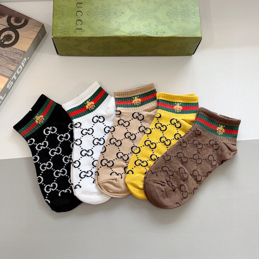 NO:296925,Packaging (5 pairs per box) GUCCI new boat socks and socks!  Pure cotton fabric, hot patterns, counter synchronous medium and short tube socks, big brands on the street, trendy people must have super easy to match socks, stockings, socks, gucci, socks19860909配包装（一盒5双） GUCCI 古奇新款船袜袜子！纯棉面料,火爆图案,专柜同步中短筒袜子,大牌出街,潮人必备超好搭袜子,丝袜,袜子,gucci,socks,accessory