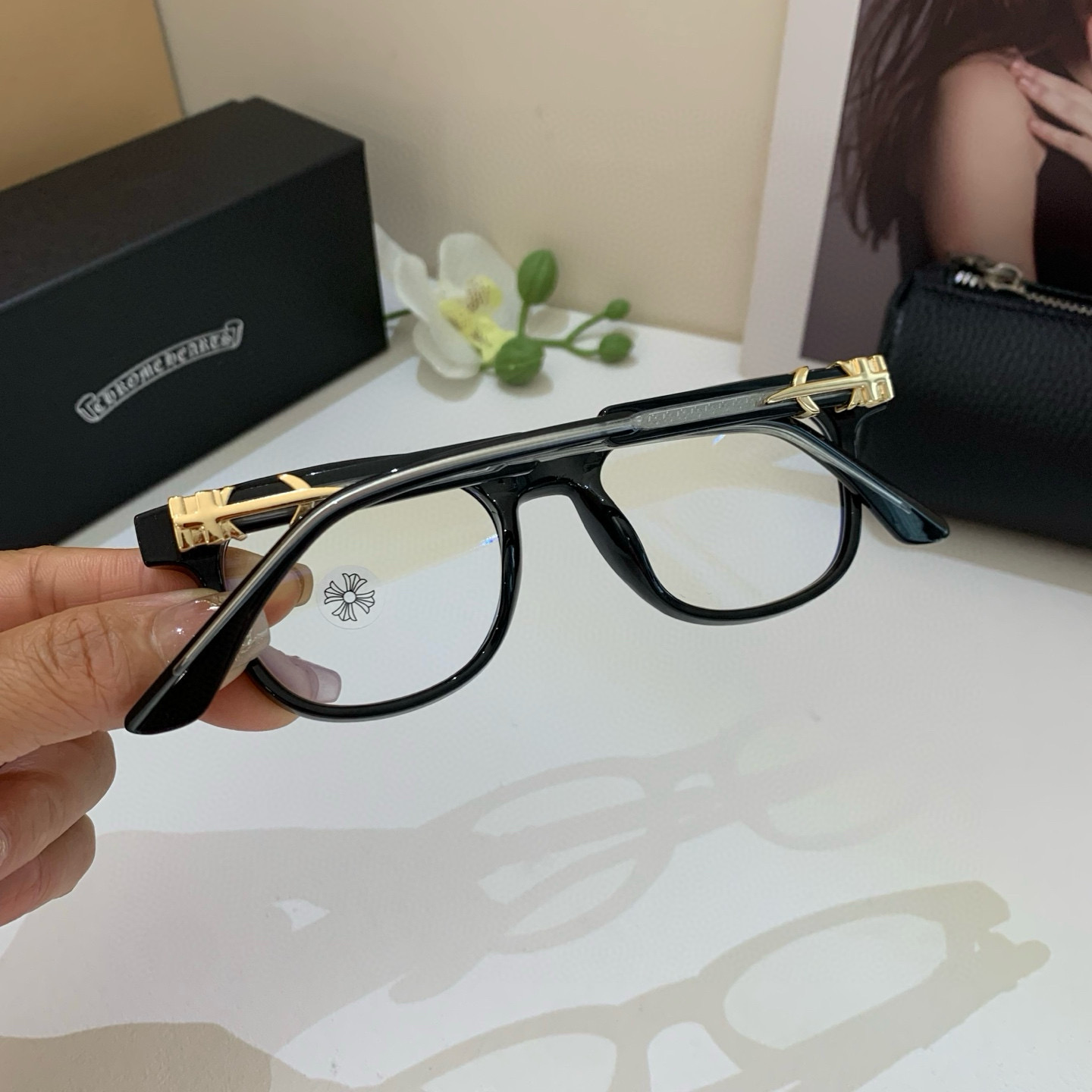 P245 THE NEW 2025 EURO-AMERICAN BOX OPTICAL MIRRORS, THE LUXURIOUS SUNGLASSES OF MEN AND WOMEN - 图片 5