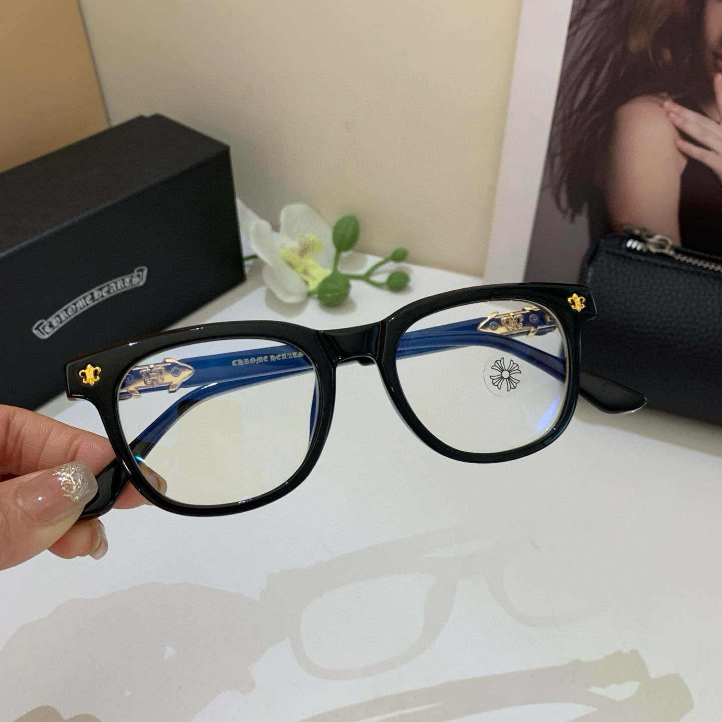 P245 THE NEW 2025 EURO-AMERICAN BOX OPTICAL MIRRORS, THE LUXURIOUS SUNGLASSES OF MEN AND WOMEN - 图片 3