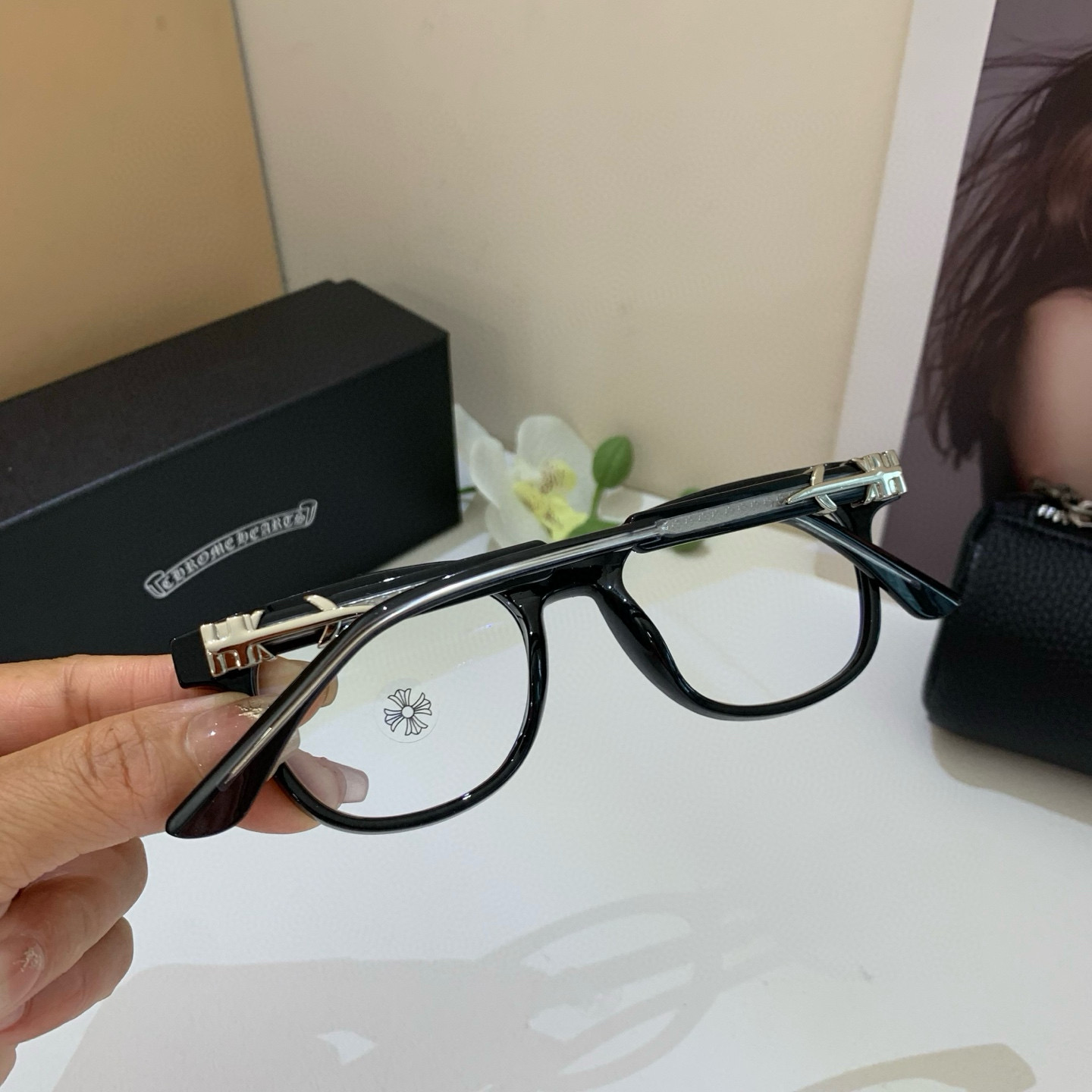 P245 THE NEW 2025 EURO-AMERICAN BOX OPTICAL MIRRORS, THE LUXURIOUS SUNGLASSES OF MEN AND WOMEN - 图片 5