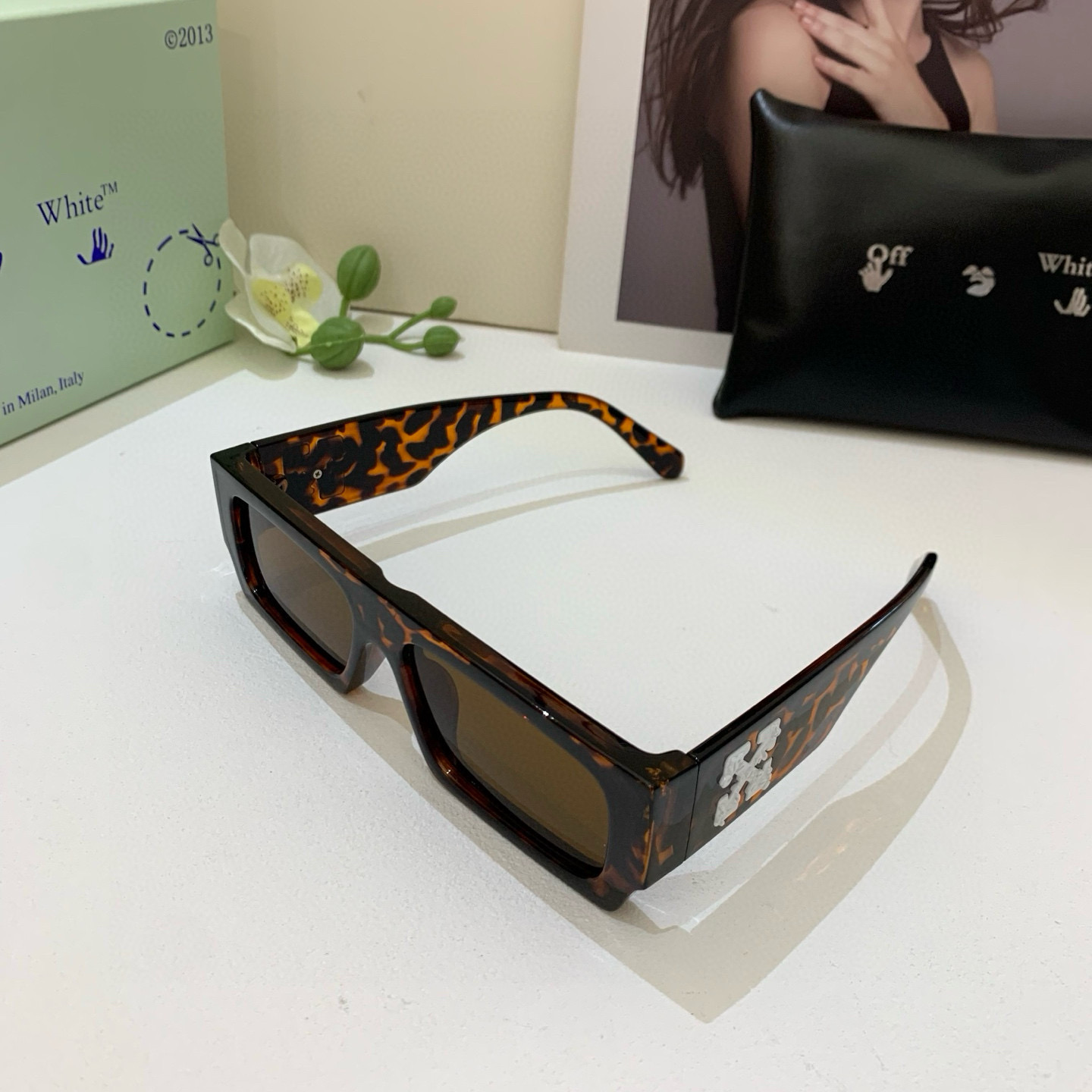 p245 Off-white new design sunglasses, sunshields, fashion-stylish sunglasses, 100 glasses out - 图片 2