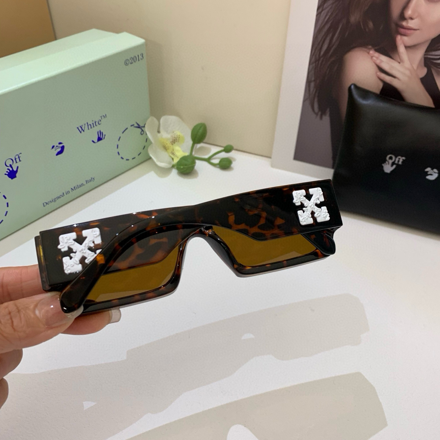 p245 Off-white new design sunglasses, sunshields, fashion-stylish sunglasses, 100 glasses out - 图片 4