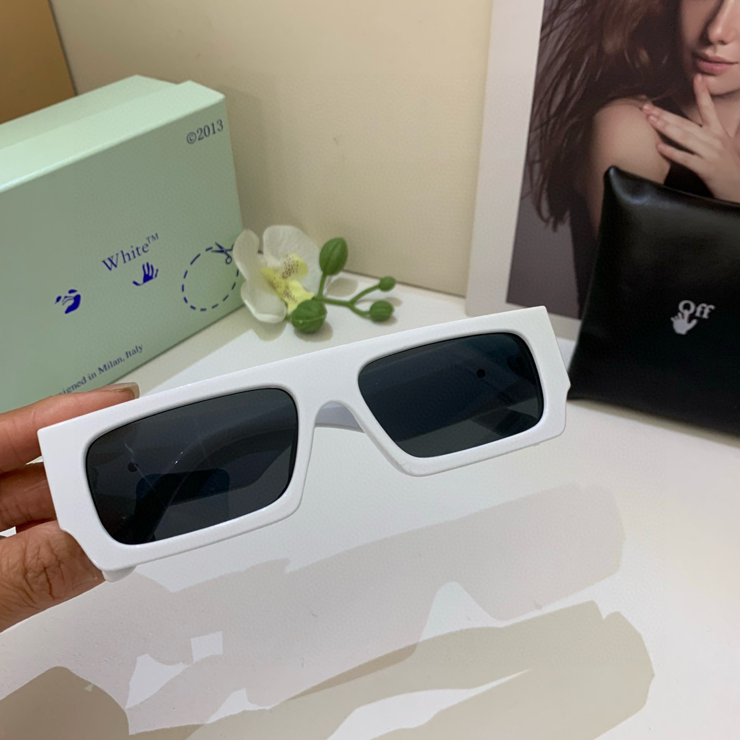 p245 Off-white new design sunglasses, sunshields, fashion-stylish sunglasses, 100 glasses out - 图片 3