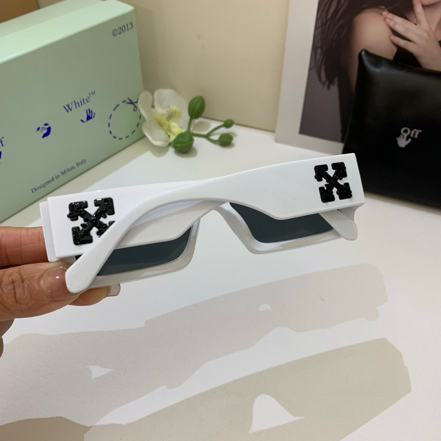 p245 Off-white new design sunglasses, sunshields, fashion-stylish sunglasses, 100 glasses out - 图片 5