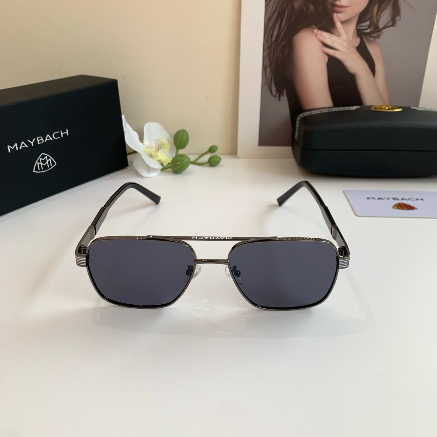 p280 Maybach McBach, 2025 new men’s high-end metal sunglasses - 图片 4