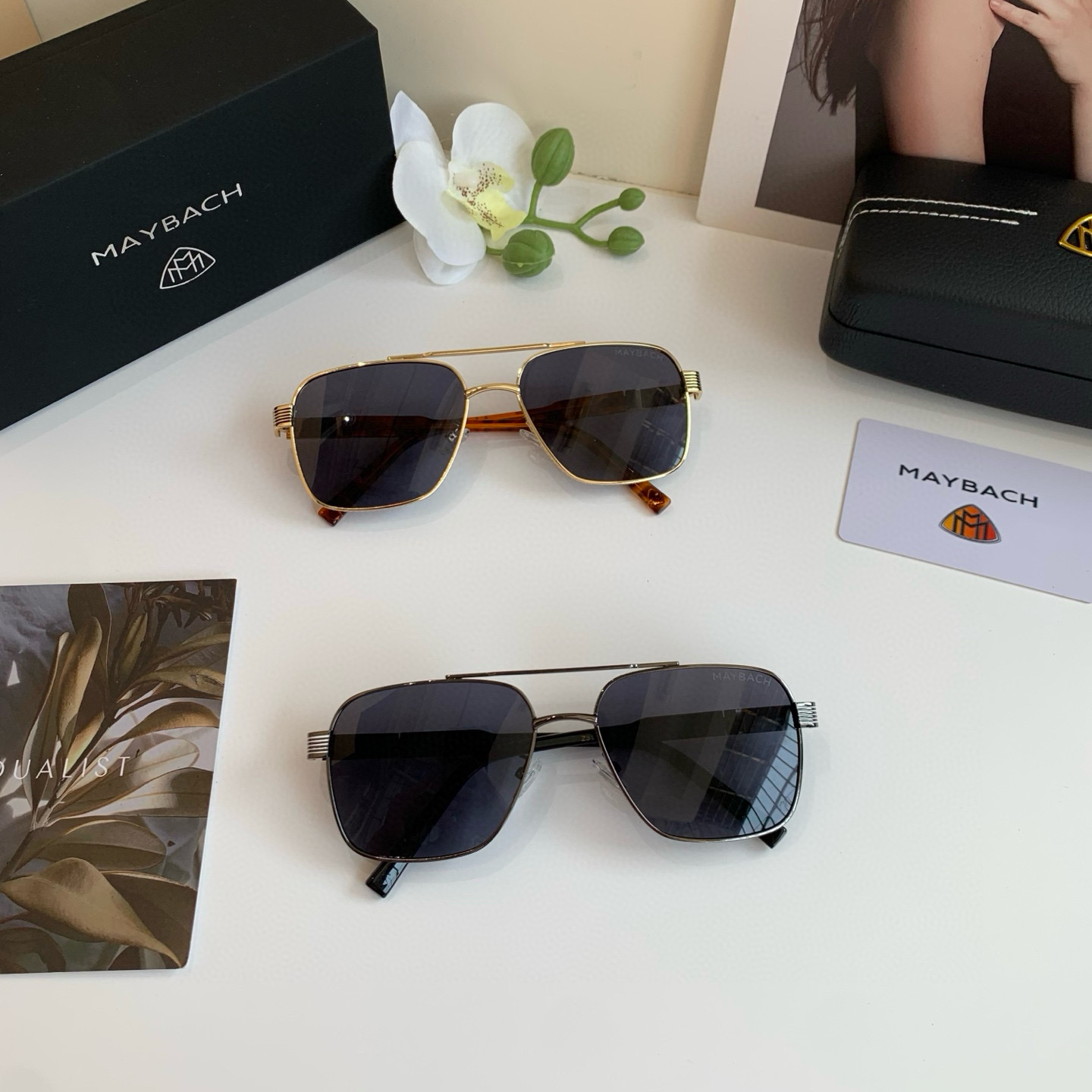 p280 Maybach McBach, 2025 new men’s high-end metal sunglasses - 图片 9