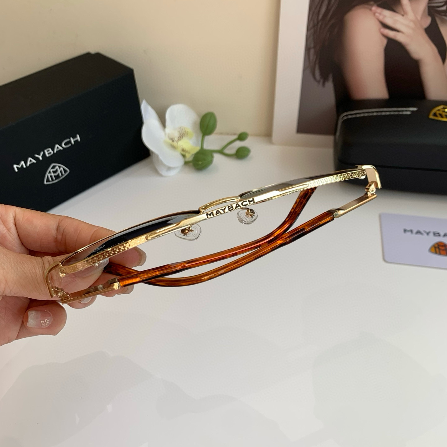 p280 Maybach McBach, 2025 new men’s high-end metal sunglasses - 图片 7