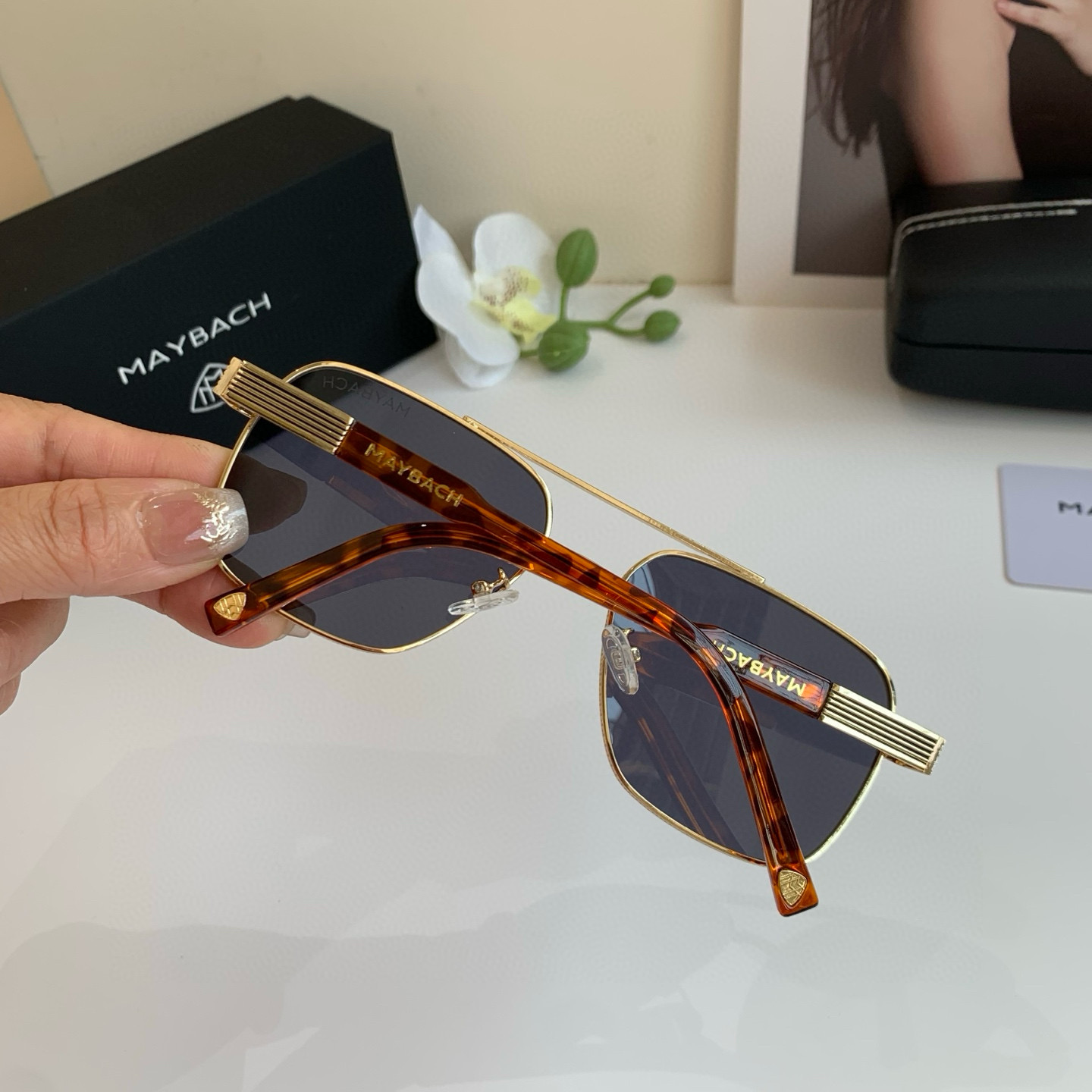 p280 Maybach McBach, 2025 new men’s high-end metal sunglasses - 图片 6