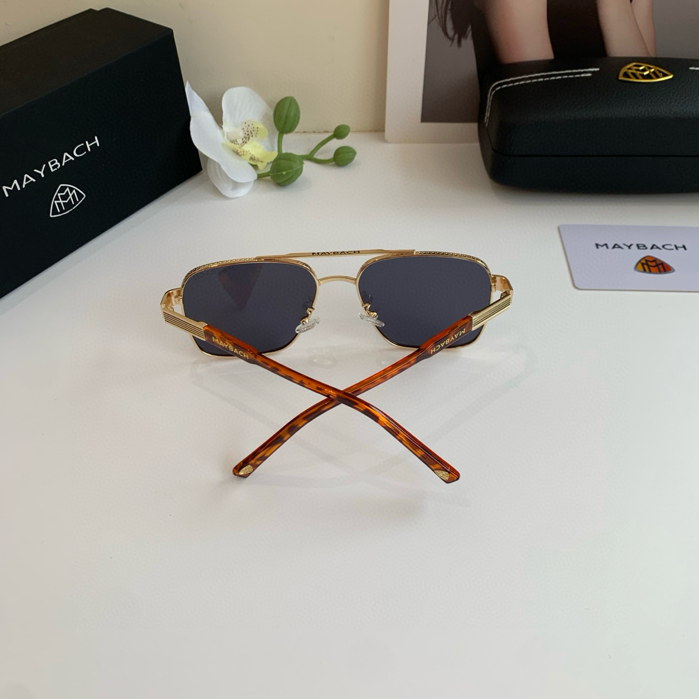 p280 Maybach McBach, 2025 new men’s high-end metal sunglasses - 图片 5
