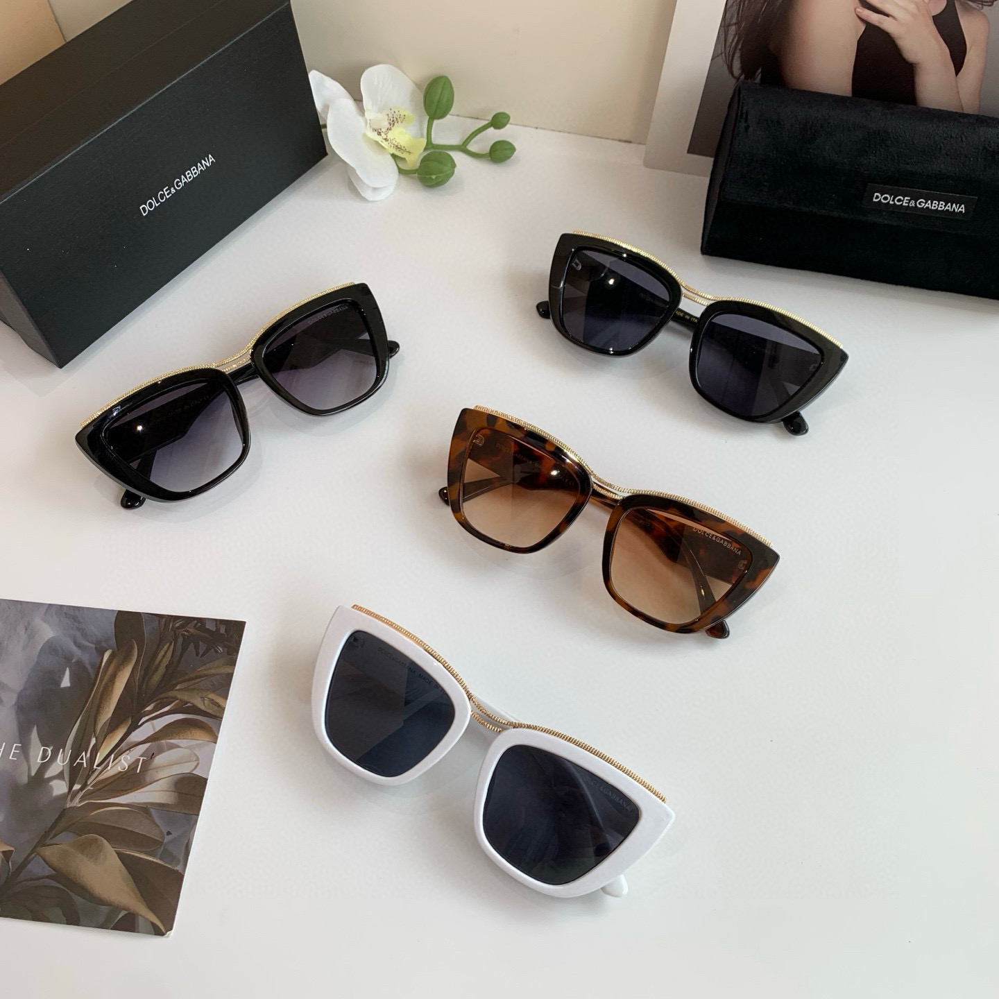 p. 263 DG Duggarbana, new fashion net red frame sunglasses - 图片 9